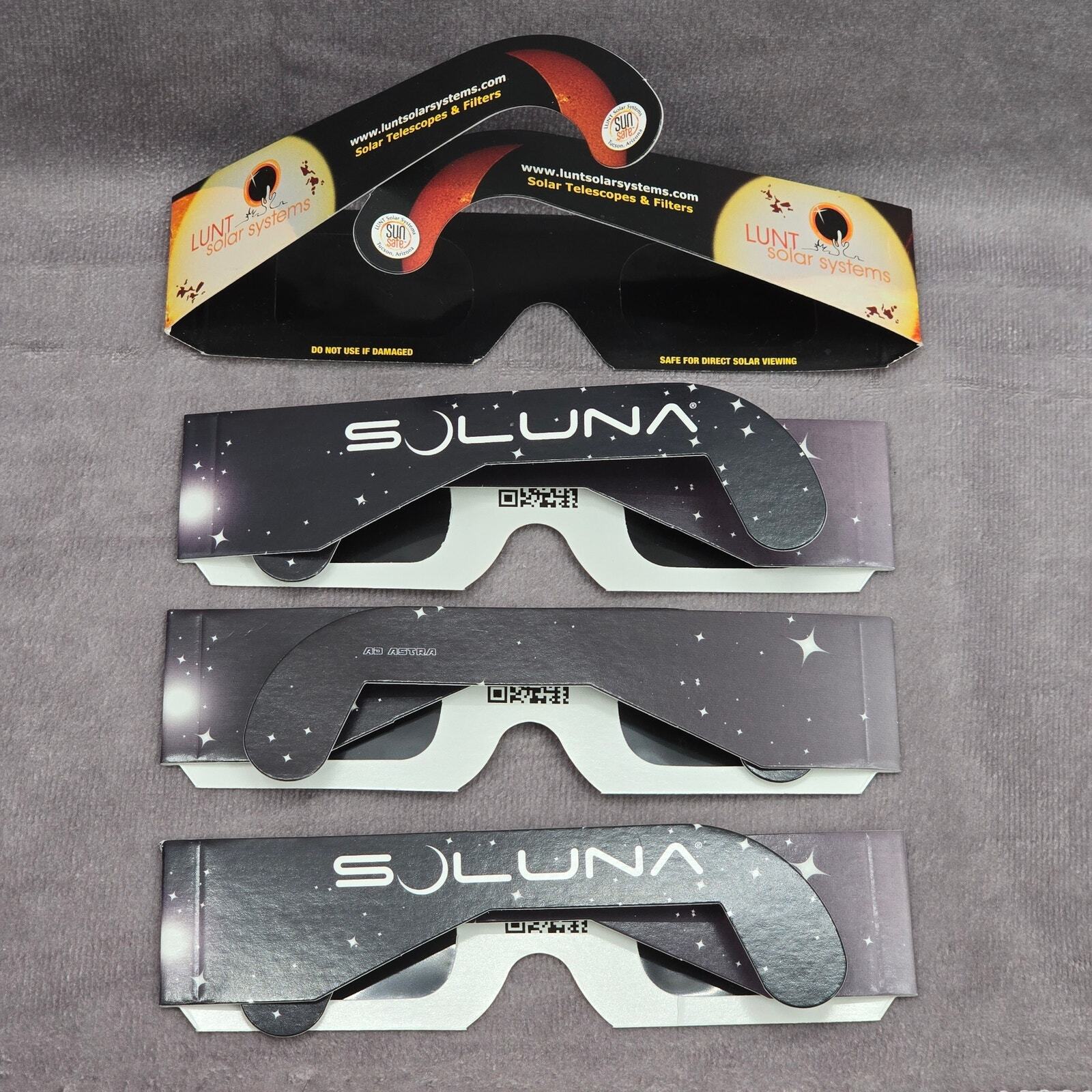 Lunt Solar System Original Solar Eclipse Safety Glasses ISO Certified 2024