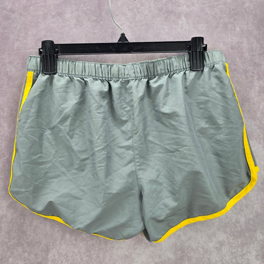 Adidas Gray Yellow Running Athletic Active Climalite Pants Shorts Small