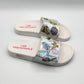 Disney Parks Holographic "I am Unstoppable" Girls Slide Sandals Size 12-13
