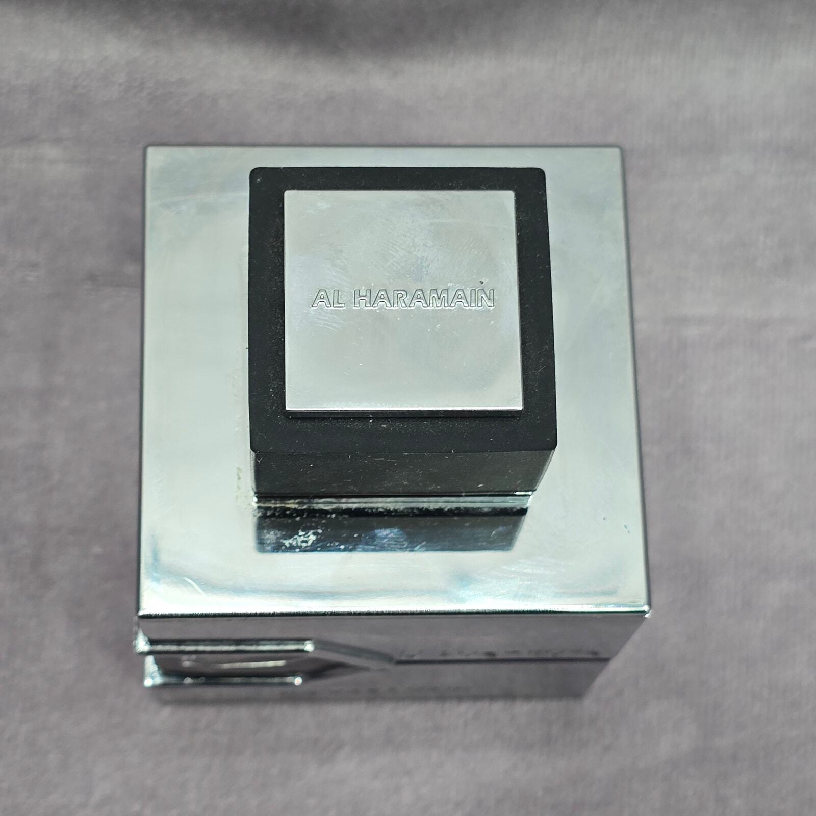 L'Aventure Al Haramain 3.4 FL OZ 100 ML Silver Black Empty Glass Bottle Only