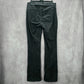 Lee Riders Midrise Bootcut Black Straight Denim Jeans 12M