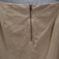 Cato Tan Pencil Buckle Faux Suede Western Zip Stretch Knee Length Skirt Plus 18W