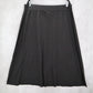 Faded Glory Black Midi Stretch Casual Relaxed Flare Skirt Plus 18W 20W 2X