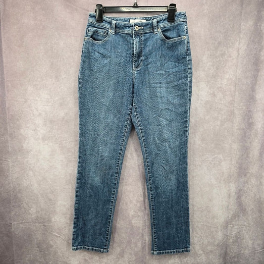 Chicos Blue Jeans Denim Pants Size 10 - 1 Short