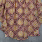 Kim Rogers Yellow Floral Dolam Casual Daisy Shine Palm Spring Bead Top Blouse XL