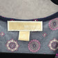 Michael Kors Purple Wrap Floral Sleeveless Knee Length Buckle Dress Medium