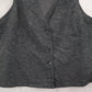 J Jill Gray 4 Button Heather Straight Waistcoat Tuxedo Formal Suit Vest L 44R