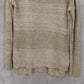 Jack By BB Dakota Tan Linen Cotton Pullover Knit Preppy Sweater Small