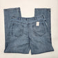 Duluth Trading Company Blue Denim Jeans Straight Pants 14x33