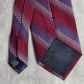 Stafford Essentials Burgundy Stripe Dot 100% Silk Men's Neck Tie NWOT