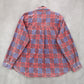 American Sweetheart Red Plaid Flannel Button Up Long Sleeve VTG Western Shirt XL