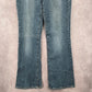 LA Blues Straight Leg Medium Wash Cotton Denim Pants Jeans 12