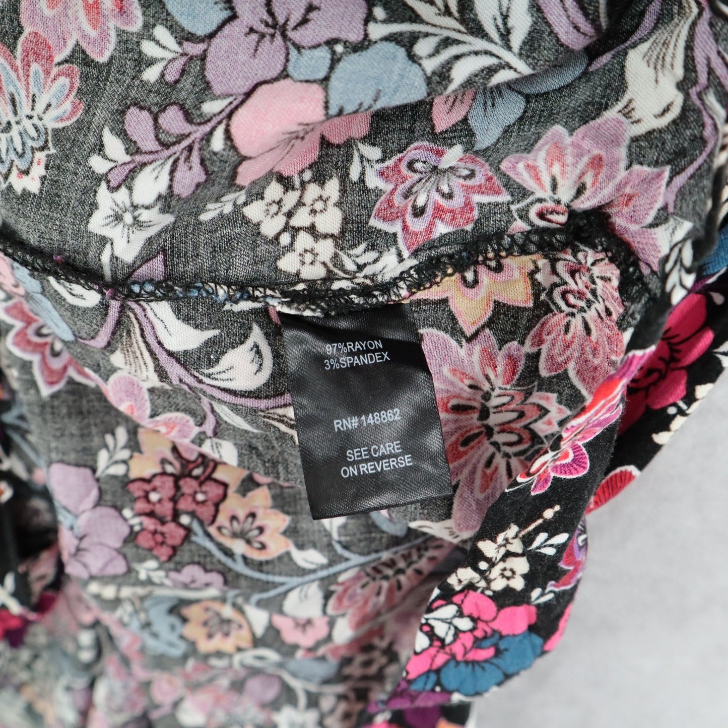 Torrid Black Floral Short Mini Fit Flare Business Casual Tropical Dress Plus 4X