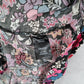 Torrid Black Floral Short Mini Fit Flare Business Casual Tropical Dress Plus 4X