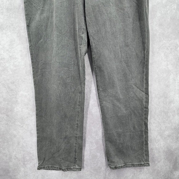 Sonoma Goods For Life Gray Geysers Vintage Style Straight Denim Jeans 16