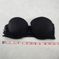 Shade & Shore Black Padded Strapless Swim Sports Bra Beach Bikini Top 34C