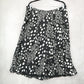 Tanjay Black Polka Dot Midi Romantic Chic Flare Boho Feminine Skirt Plus 18W