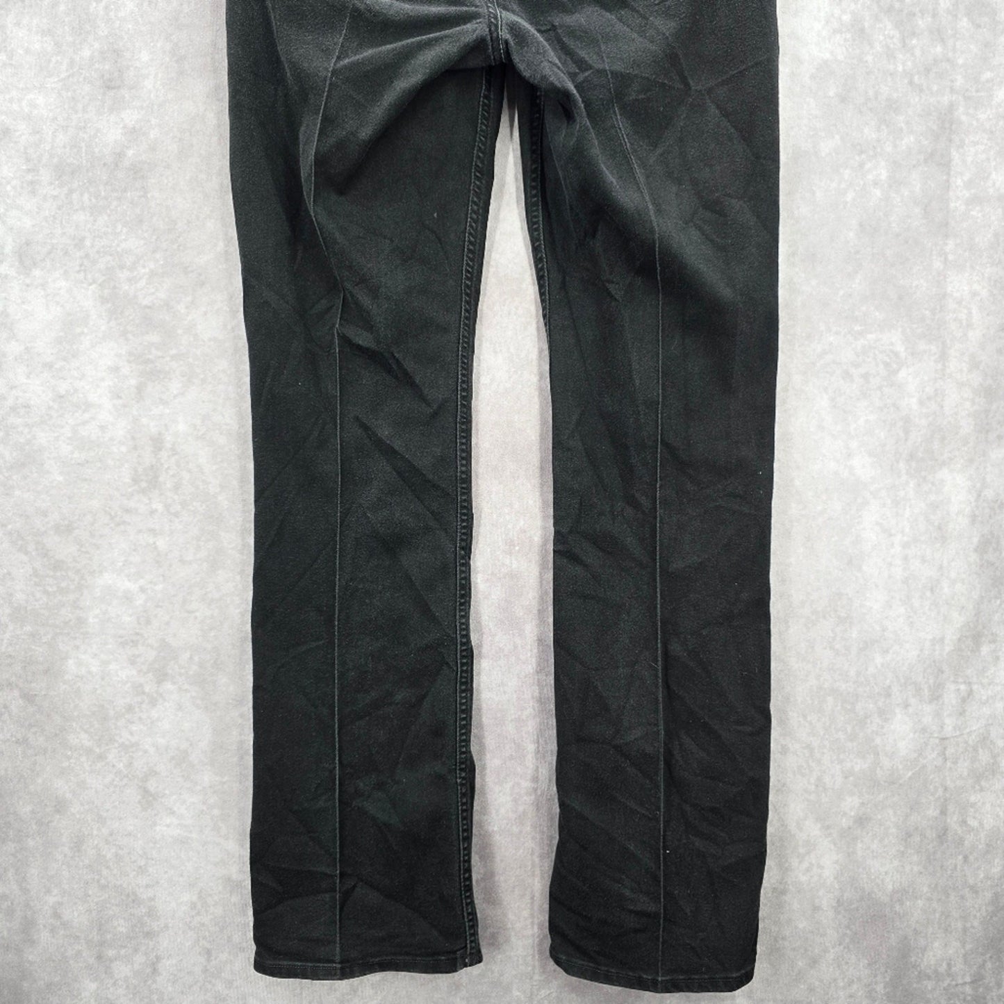 Lee Riders Midrise Bootcut Black Straight Denim Jeans 12M