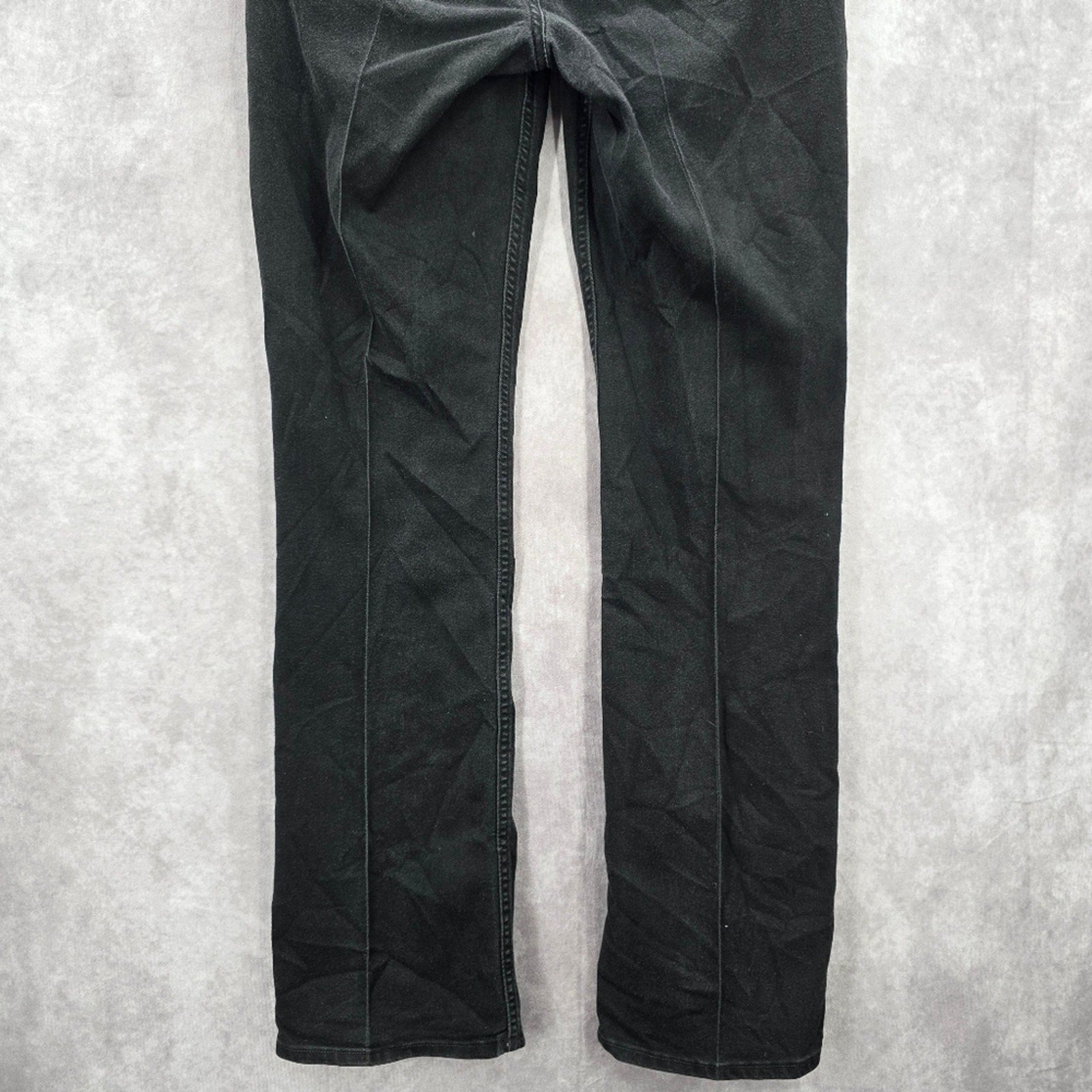 Lee Riders Midrise Bootcut Black Straight Denim Jeans 12M