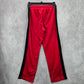 Gap Kids Red Jogger Track Athletic Pants Straight Pull On Stripe Youth Large