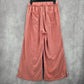 Thread & Supply Pink Wide Leg Boho Relaxed Crop Trousers Chic Pants M Medium