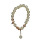 Gold Clear Bead Link Chain Stretch Elastic Bracelet B8