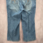 Just My Size Modern Bootcut Straight Wide Blue Jeans 26W Short