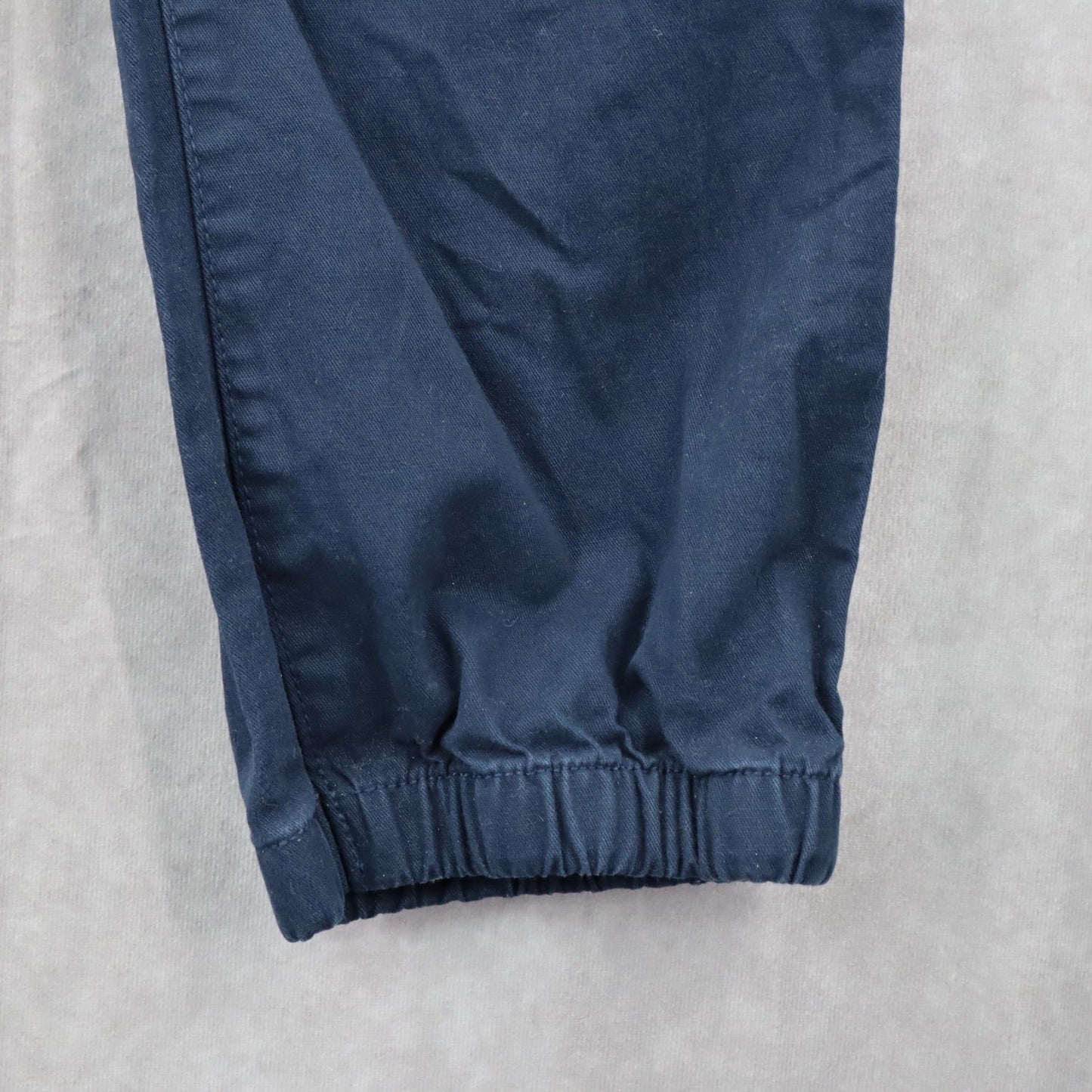Old Navy Blue Jogger Pull On Elastic Trouser Cargo Cotton Tapered Mens Pants XL