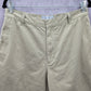 Real Comfort Tan Flat Front Bermuda Bottoms Cotton Pants Shorts Plus 14