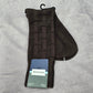 Haggar Brown Chocolate Weave Logo Print Mens Dress Socks Shoe Sise 6-12.5