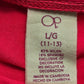 OP Deep Pink Swim Beach Cheeky Flirty Boho Bikini Bottom L Large