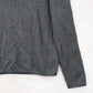 J Ferrar Gray Ribbed Turtleneck Sweater Knit Pullover Classic Minimalist Medium