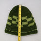 Green Cable Knit Y2K Vintage Hippy Cottage Boho Skater Bucket Beanie Cap Hat