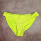 No Boundaries Yellow Green Bikini Bottom Swimwear Size Large 11-13
