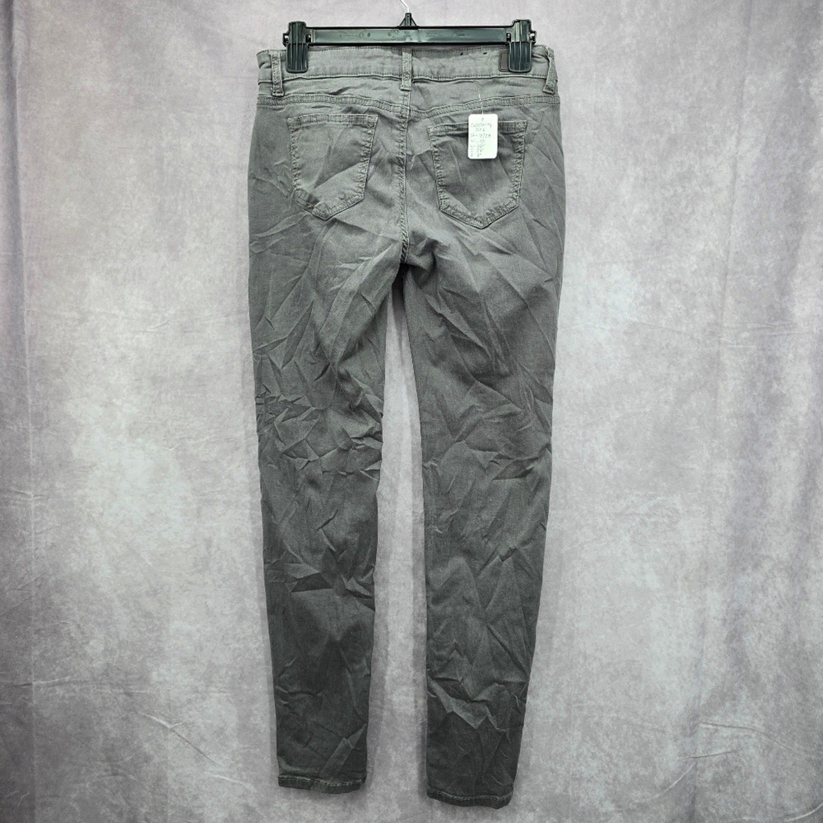 Celebrity Pink Grey Skinny Jeans Denim Pants Bottoms Size 7/28