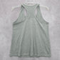 Danskin Now Gray Racerback Sleeveless Tank Top Sportswear Activewear Large