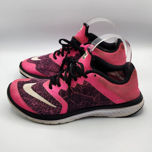 Nike Fs Lite Run 3 Womens Pink Black Running Activewear Sneakers Size 7.5
