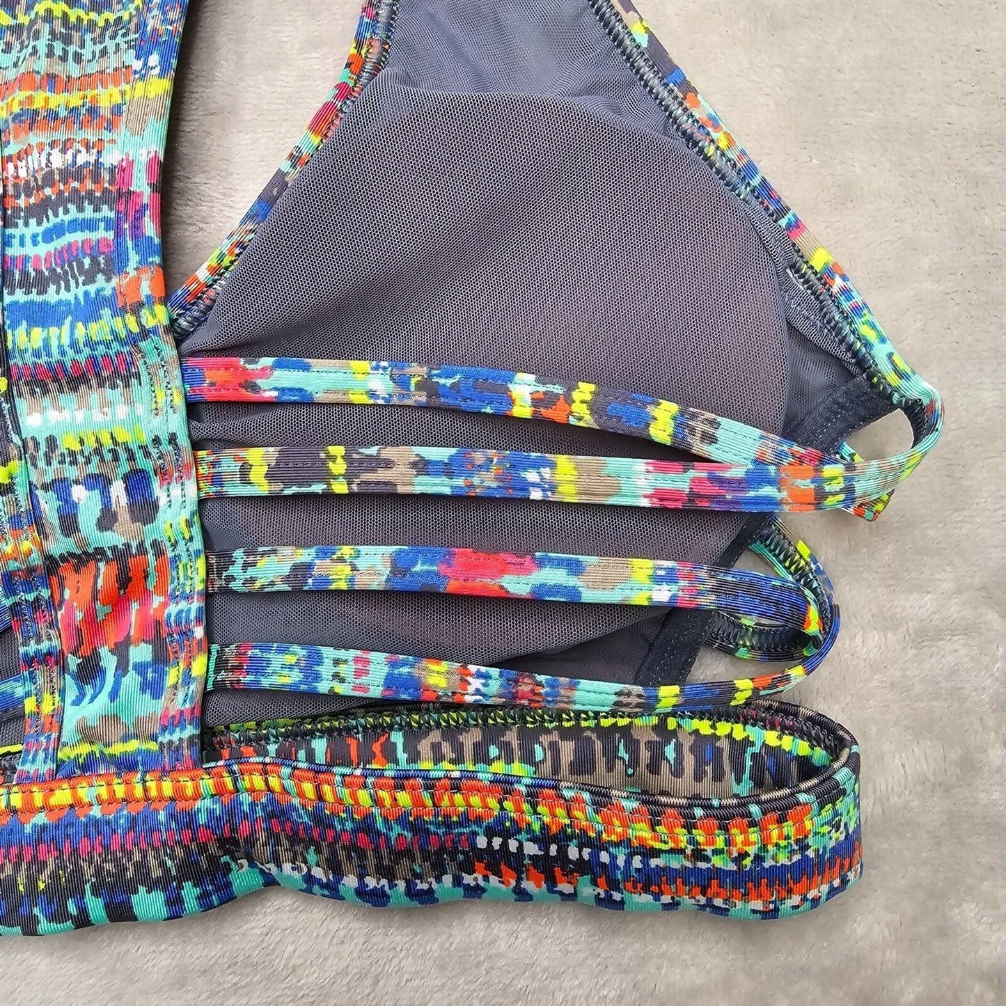 Victoria's Secret Sport Bra Padded Racerback Side Strap Activewear XS