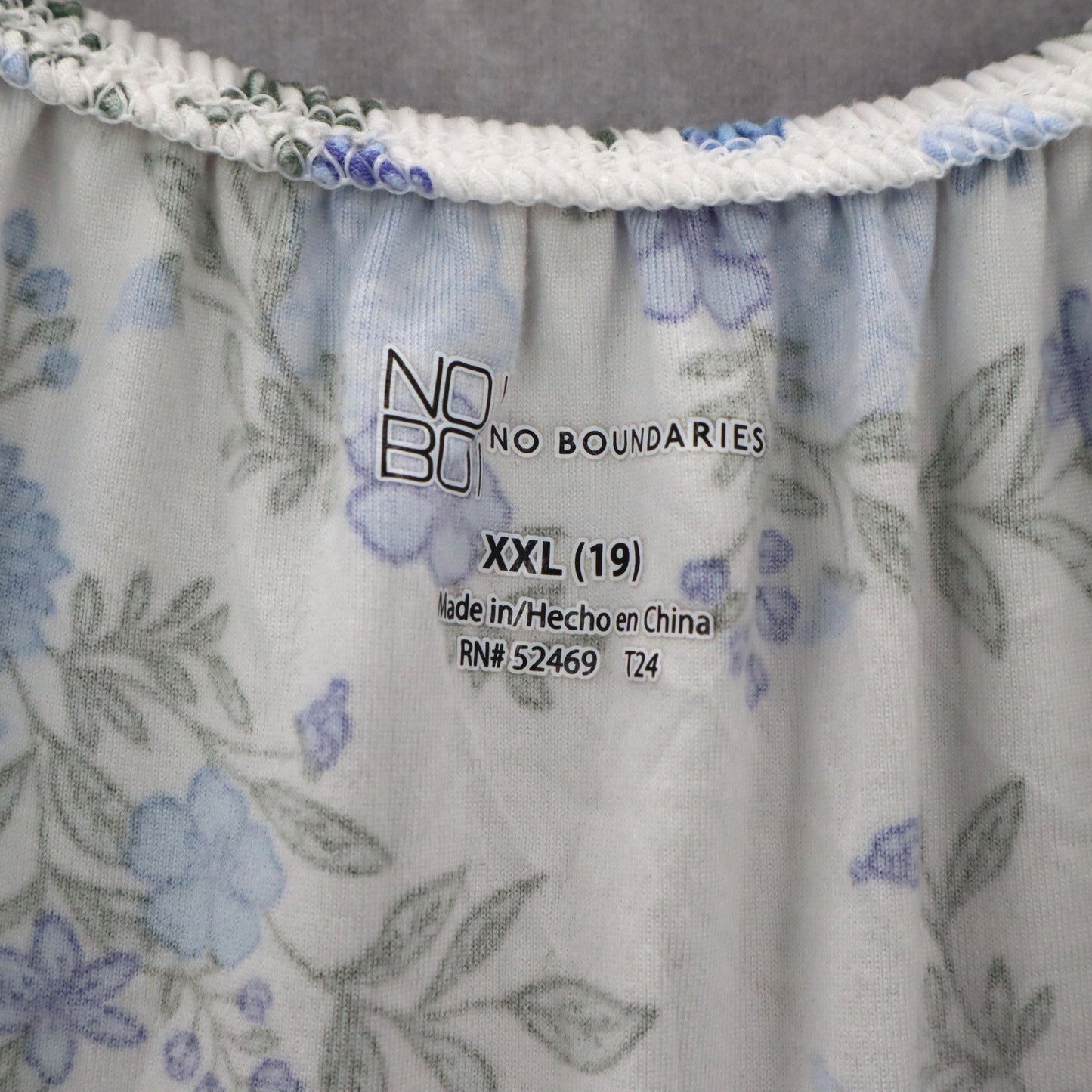 No Boundaries White Floral Fit Flare Boho Tie Ruffle Cap Sleeves Dress Plus XXL