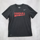 Nike Black Short Sleeve Cougars Tee Active Fan Tshirt Athletic L Large
