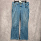 Levi's Strauss Blue Low Rise Bootcut Flare Blue Denim Pants Jeans Short 8
