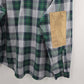 Under Armour Green Plaid Elbow Patch Button Lovesleeve Utility Shirt Large