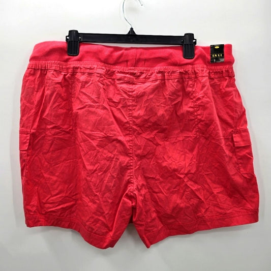 Taxi Pink Flat Front Pull One Beach Casual Preppy Shorts Pants Plus 3X