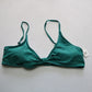 Shekini Green Padded Boho Chic Swim Sports Bra Beach Bralette Bikini Top L Large