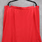 Ashro Red Formal Flare Long Party Satin Chic Vintage Cherry Maxi Skirt Plus 22W