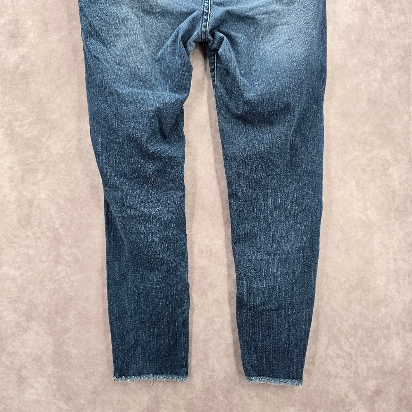 D. Jeans Blue Straight Tapered Skinny Stretch Denim Pants Jeans 14