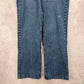 Westbound Straight Pull On Stretch Medium Blue Denim Pants Jeans 12 Short
