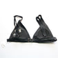 Heat Black Padded Classic Swim Sports Bra Beach Bralette Bikini Top L Large