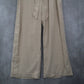 Evolutionary Tan Ruffle Pull On Wide Leg Belt Boho Comfy Trouser Pants L Large