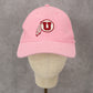 City Hunter Pink Utah Tues Cloth Strap Athletic Sports Baseball Cap Hat